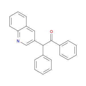 Ethanone, 1,2-diphenyl-2-(3-quinolinyl)-