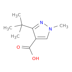 3-tert-Butyl-1-methyl-1H-pyrazole-4-carboxylic Acid