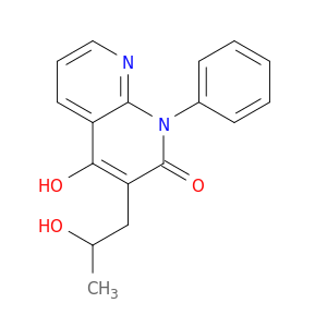 1,8-Naphthyridin-2(1H)-one, 4-hydroxy-3-(2-hydroxypropyl)-1-phenyl-