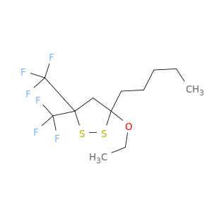 1,2-Dithiolane, 3-ethoxy-3-pentyl-5,5-bis(trifluoromethyl)-