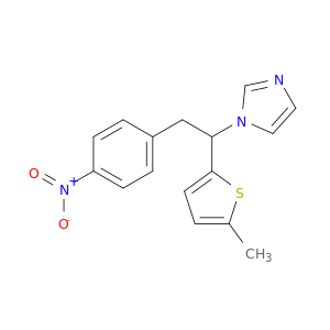 1H-Imidazole, 1-[1-(5-methyl-2-thienyl)-2-(4-nitrophenyl)ethyl]-