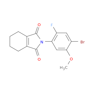 2-(4-BROMO-2-FLUORO-5-METHOXYPHENYL)-4,5,6,7-TETRAHYDRO-1H-ISOINDOLE-1,3(2H)-DIONE