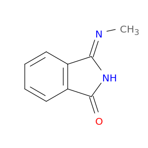 1H-Isoindol-1-one, 2,3-dihydro-3-(methylimino)-, (Z)-