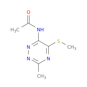 Acetamide, N-[3-methyl-5-(methylthio)-1,2,4-triazin-6-yl]-