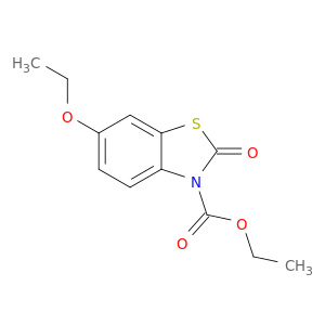 3(2H)-Benzothiazolecarboxylic acid, 6-ethoxy-2-oxo-, ethyl ester