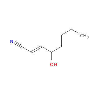 2-Octenenitrile, 4-hydroxy-, (E)-