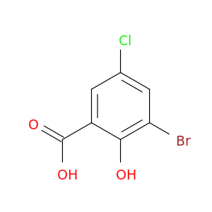 3-溴-5-氯水杨酸
