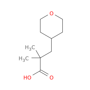 2,2-dimethyl-3-(oxan-4-yl)propanoic acid