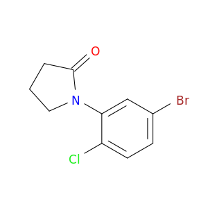 1-(5-bromo-2-chlorophenyl)pyrrolidin-2-one