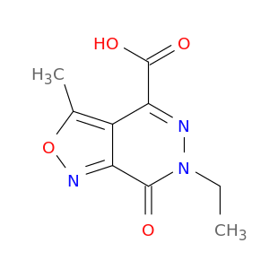 Isoxazolo[3,4-d]pyridazine-4-carboxylic acid, 6-ethyl-6,7-dihydro-3-methyl-7-oxo- (9CI)
