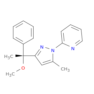 Pyridine, 2-[3-[(1R)-1-methoxy-1-phenylethyl]-5-methyl-1H-pyrazol-1-yl]-