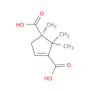 3-Cyclopentene-1,3-dicarboxylicacid, 1,2,2-trimethyl-, (R)- (9CI)