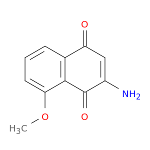1,4-Naphthalenedione, 2-amino-8-methoxy-
