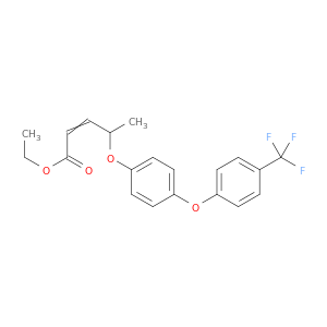2-Pentenoic acid, 4-(4-(4-(trifluoromethyl)phenoxy)phenoxy)-, ethyl ester
