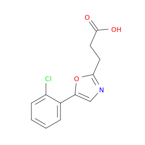 3-[5-(2-Chlorophenyl)-1,3-oxazol-2-yl]propanoic Acid
