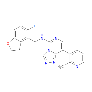 N-[(5-氟-2,3-二氢-4-苯并呋喃基)甲基]-8-(2-甲基-3-吡啶基)-1,2,4-三唑并[4,3-c]嘧啶-5-胺