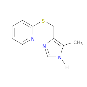 Pyridine, 2-[[(5-methyl-1H-imidazol-4-yl)methyl]thio]-