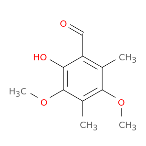 2-Hydroxy-3,5-dimethoxy-4,6-dimethylbenzaldehyde