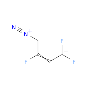 Butenylium, 4-diazonio-1,1,3-trifluoro-