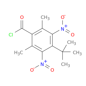 Benzoyl chloride, 4-(1,1-dimethylethyl)-2,6-dimethyl-3,5-dinitro-