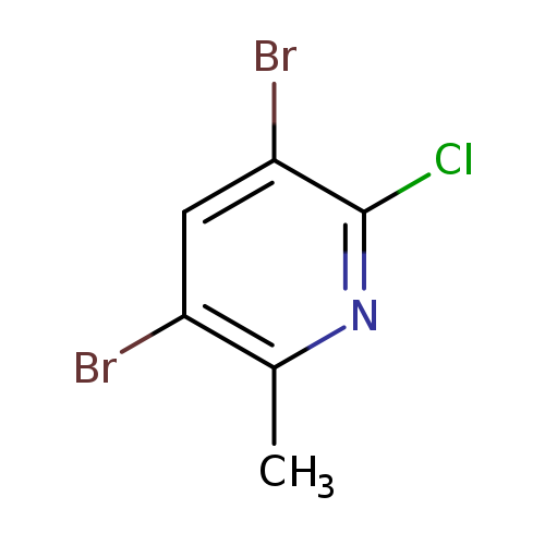 2-氯-3,5-二溴-6-甲基吡啶