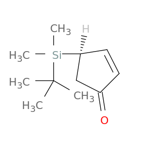 2-Cyclopenten-1-one, 4-[(1,1-dimethylethyl)dimethylsilyl]-, (R)-