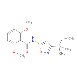 Benzamide, N-[3-(1,1-dimethylpropyl)-5-isoxazolyl]-2,6-dimethoxy-