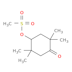 Cyclohexanone, 2,2,5,5-tetramethyl-4-[(methylsulfonyl)oxy]-