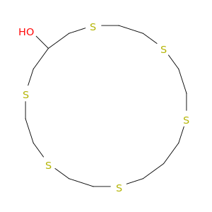 1,4,7,11,14,17-Hexathiacycloeicosan-9-ol