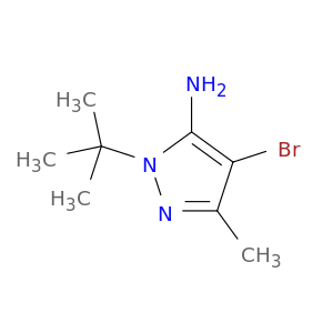 4-bromo-2-tert-butyl-5-methylpyrazol-3-amine