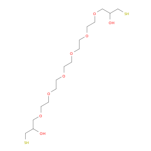 4,7,10,13,16,19-Hexaoxadocosane-2,21-diol, 1,22-dimercapto-
