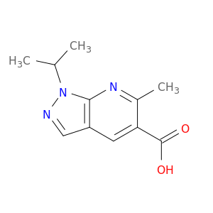 6-甲基-1-(丙-2-基)-1H-吡唑并[3,4-B]吡啶-5-羧酸