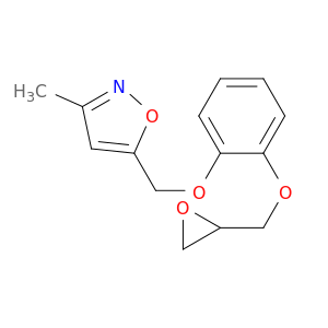 Isoxazole, 3-methyl-5-[[2-(oxiranylmethoxy)phenoxy]methyl]-