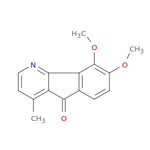 5H-Indeno[1,2-b]pyridin-5-one, 8,9-dimethoxy-4-methyl-