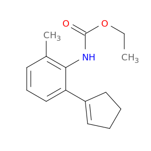 Carbamic acid, [2-(1-cyclopenten-1-yl)-6-methylphenyl]-, ethyl ester