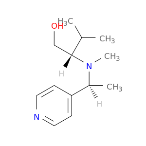 1-Butanol, 3-methyl-2-[methyl[(1S)-1-(4-pyridinyl)ethyl]amino]-, (2S)-