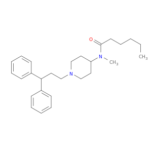 Hexanamide, N-[1-(3,3-diphenylpropyl)-4-piperidinyl]-N-methyl-