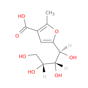 3-Furancarboxylic acid,2-methyl-5-[(1S,2R,3R)-1,2,3,4-tetrahydroxybutyl]-