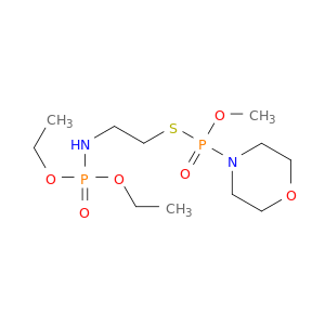 Phosphoramidic acid,[2-[(methoxy-4-morpholinylphosphinyl)thio]ethyl]-, diethyl ester (9CI)