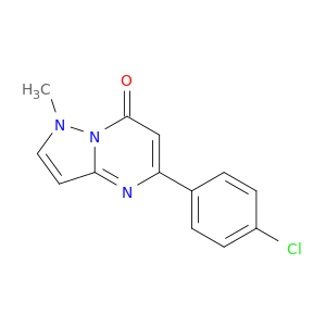 Pyrazolo[1,5-a]pyrimidin-7(1H)-one, 5-(4-chlorophenyl)-1-methyl-