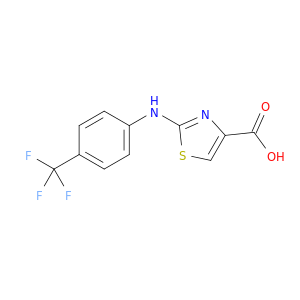 4-Thiazolecarboxylic acid, 2-[[4-(trifluoromethyl)phenyl]amino]-