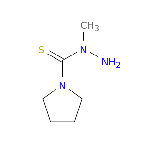 1-Pyrrolidinecarbothioicacid, 1-methylhydrazide