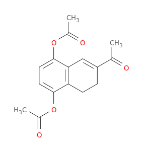 Ethanone, 1-[5,8-bis(acetyloxy)-3,4-dihydro-2-naphthalenyl]-