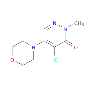 3(2H)-Pyridazinone,4-chloro-2-methyl-5-(4-morpholinyl)-