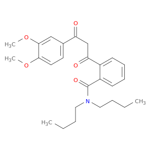 Benzamide, N,N-dibutyl-2-[3-(3,4-dimethoxyphenyl)-1,3-dioxopropyl]-
