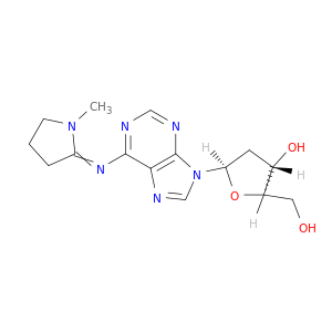 Adenosine, 2'-deoxy-N-(1-methyl-2-pyrrolidinylidene)-