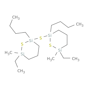 1-Thia-2,6-disilacyclohexane, 2,2'-thiobis[2-butyl-6-ethyl-6-methyl-