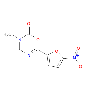 2H-1,3,5-Oxadiazin-2-one, 3,4-dihydro-3-methyl-6-(5-nitro-2-furanyl)-