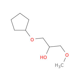 2-Propanol, 1-(cyclopentyloxy)-3-methoxy-