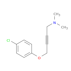 2-Butyn-1-amine, 4-(4-chlorophenoxy)-N,N-dimethyl-